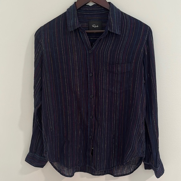 Rails Charli button down shirt tropez stripe - Picture 1 of 4
